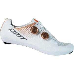 Chaussures DMT KR0 EVO Blanc Marron - Chaussures de cyclisme - Publicité Chaussures DMT KR0 EVO Blanc Marron - Chaussures de cyclisme - Publicité