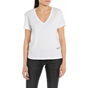 Replay W3084a.000.20994 Kortärmad V-hals T-shirt - T-shirt Replay W3084a.000.20994 Kortärmad V-hals T-shirt - T-shirt