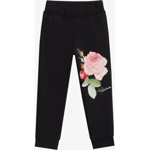 Roberto Cavalli - Rose Print Jogger - Nero - Pantaloni jogger Roberto Cavalli - Rose Print Jogger - Nero - Pantaloni jogger