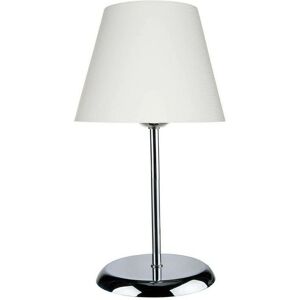 IPERBRIKO - Lámpara de mesa Elva ASZ1047 - Lámpara, tela, base cromada IPERBRIKO - Lámpara de mesa Elva ASZ1047 - Lámpara, tela, base cromada