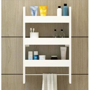 IPERBRIKO - Alisa - Blanco - 3 estantes - Estantería de pared IPERBRIKO - Alisa - Blanco - 3 estantes - Estantería de pared
