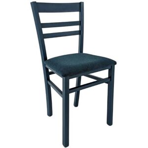 IPERBRIKO - Silla de Madera Azul - Silla IPERBRIKO - Silla de Madera Azul - Silla