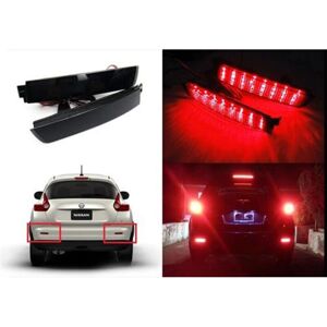 CARALL - Kit 2 Fanali Posteriori a Led Nero Fume - Alloggiamento Nero Fume - LED rosso a doppia intensità - Luci posteriori LED CARALL - Kit 2 Fanali Posteriori a Led Nero Fume - Alloggiamento Nero Fume - LED rosso a doppia intensità - Luci posteriori LED
