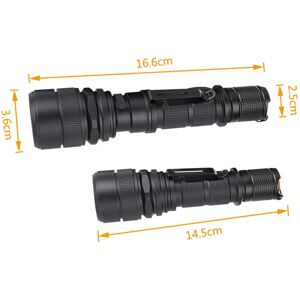CARALL - XML-L2 - Nero - 18650 - Torcia CARALL - XML-L2 - Nero - 18650 - Torcia