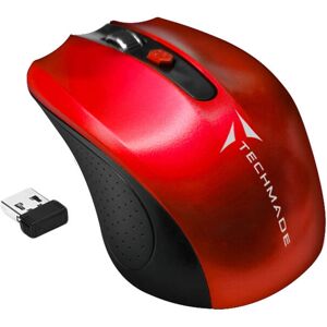 Techmade TM-XJ30-RED Wireless Optischer Maus - Ambidextrous 1600 DPI Techmade TM-XJ30-RED Wireless Optischer Maus - Ambidextrous 1600 DPI