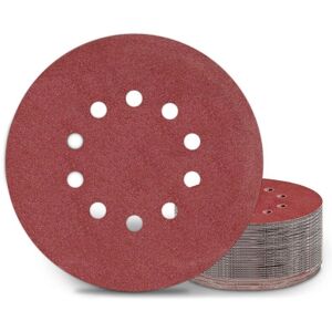 ODIPIE - 225 mm Velcro discs - P120 - 10 holes - abrasive discs ODIPIE - 225 mm Velcro discs - P120 - 10 holes - abrasive discs
