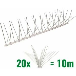 NVEES - Púas antipalomas 10m 4 filas - Bird deterrent spikes NVEES - Púas antipalomas 10m 4 filas - Bird deterrent spikes
