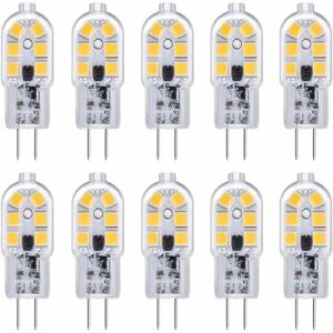 AIPERQ - G4 12V 2W - 10 bombillas - Luz fría 6000K - LED AIPERQ - G4 12V 2W - 10 bombillas - Luz fría 6000K - LED