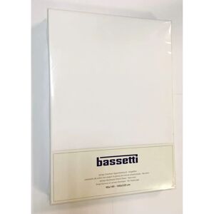Bassetti Cotton Jersey Fitted Sheet - 90x190 / 100x220 cm - White - Bedding Bassetti Cotton Jersey Fitted Sheet - 90x190 / 100x220 cm - White - Bedding