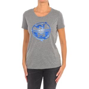 North Sails Grey Short Sleeve T-Shirt - Women - Model 9024340 North Sails Grey Short Sleeve T-Shirt - Women - Model 9024340