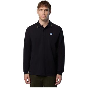 Maglietta polo in piqué di cotone biologico a maniche lunghe - North Sails Maglietta polo in piqué di cotone biologico a maniche lunghe - North Sails