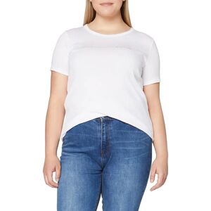 Benetton Modell Glittrig Logotyp Bomull T-shirt - Kvinna Benetton Modell Glittrig Logotyp Bomull T-shirt - Kvinna