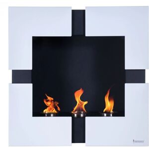 San Marco - Orienta frame glossy white - Caminetto bioetanolo San Marco - Orienta frame glossy white - Caminetto bioetanolo