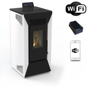 SAN MARCO - Courmayeur - Bianco - 8.74 kW - Pellet stove SAN MARCO - Courmayeur - Bianco - 8.74 kW - Pellet stove