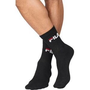 FILA Herren Tennissocken - 6 Paar - Schwarz FILA Herren Tennissocken - 6 Paar - Schwarz