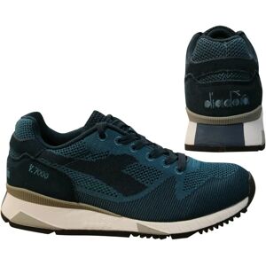 Diadora V7000 Model - Blue Textile Suede Trainers Diadora V7000 Model - Blue Textile Suede Trainers