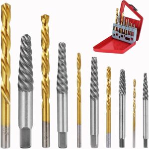 GOTRAYS - Schraubenauszieher-Set - 10er - Kohlenstoffstahl - Werkzeuge GOTRAYS - Schraubenauszieher-Set - 10er - Kohlenstoffstahl - Werkzeuge