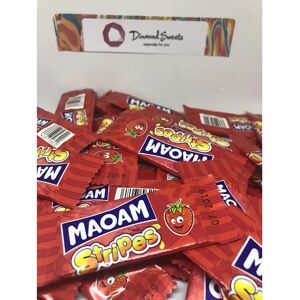 Haribo Maoam Stripes Strawberry Flavour Fruit Chews - Fruit Chews Haribo Maoam Stripes Strawberry Flavour Fruit Chews - Fruit Chews
