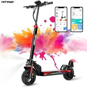 Trottinette électrique pliable HITWAY H5 pro 10" - 800W, batterie 13AH - Publicité Trottinette électrique pliable HITWAY H5 pro 10" - 800W, batterie 13AH - Publicité