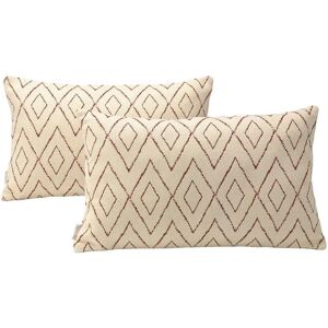 GreatTiger Burgundy Cushion Cover - 30x50cm Set of 2 GreatTiger Burgundy Cushion Cover - 30x50cm Set of 2