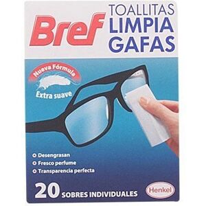 Pañuelos Limpiagafas Bref - 20 Unidades - Limpieza Doméstica Pañuelos Limpiagafas Bref - 20 Unidades - Limpieza Doméstica