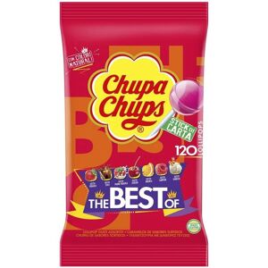 Chupa Chups Modèle Saveurs Variées - Sucettes - 120 pièces - Publicité Chupa Chups Modèle Saveurs Variées - Sucettes - 120 pièces - Publicité