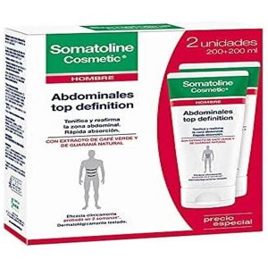 Gel reductora de abdomen Somatoline Hombre Top Definition Cryoactivo 2 x 200 ml Gel reductora de abdomen Somatoline Hombre Top Definition Cryoactivo 2 x 200 ml