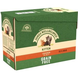 James Wellbeloved Jwb Kitten Grain Free Pouches With Chicken In Jelly - Cat Food James Wellbeloved Jwb Kitten Grain Free Pouches With Chicken In Jelly - Cat Food