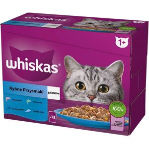Whiskas Lohi Tonnikala Kissaruoka - 12 x 85g - Märkäkala Whiskas Lohi Tonnikala Kissaruoka - 12 x 85g - Märkäkala