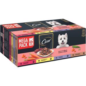 Cesar Selection in sauce wet dog food Mega Pack 40x100g Cesar Selection in sauce wet dog food Mega Pack 40x100g