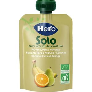 Comida orgánica para bebé Hero - Plátano, Pera y Naranja - +4 meses Comida orgánica para bebé Hero - Plátano, Pera y Naranja - +4 meses