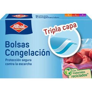 Sacs Congélation Albal 3 Tailles Triple Couche Pack de 45 - Publicité Sacs Congélation Albal 3 Tailles Triple Couche Pack de 45 - Publicité