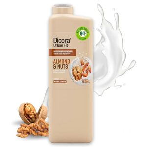 Dicora Urban Fit Voedende Douchegel met Noten & Amandelmelk - Douchegel Dicora Urban Fit Voedende Douchegel met Noten & Amandelmelk - Douchegel