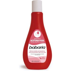 Removedor de esmalte Babaria - 200ml para uñas de gel y permanentes Removedor de esmalte Babaria - 200ml para uñas de gel y permanentes