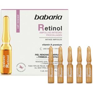 Babaria Retinol Ampuller - Anti-Age Behandling - Pack av 5, 2ml Babaria Retinol Ampuller - Anti-Age Behandling - Pack av 5, 2ml