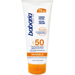 Babaria Modèle SPF 50 Crème Solaire Visage - Protection Solaire - Publicité Babaria Modèle SPF 50 Crème Solaire Visage - Protection Solaire - Publicité
