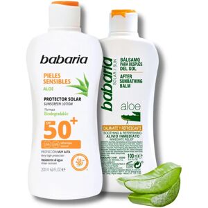 Babaria Sun SPF 50+ Lotion Set - Sunscreen for Sensitive Skin Babaria Sun SPF 50+ Lotion Set - Sunscreen for Sensitive Skin