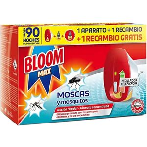 Repelente eléctrico de mosquitos Bloom Max - 2 recargas Repelente eléctrico de mosquitos Bloom Max - 2 recargas
