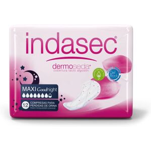 Indasec Dermoseda Good Night Maxi Incontinence Pads - Incontinence Sanitary Pad Indasec Dermoseda Good Night Maxi Incontinence Pads - Incontinence Sanitary Pad