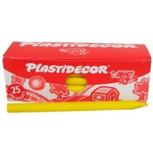 Gizes de Cor Plastidecor Amarelos - Gizes Gizes de Cor Plastidecor Amarelos - Gizes