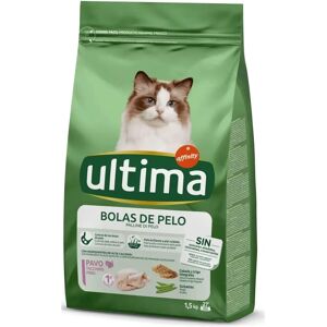 Comida para Gatos Ultima Bolas de Pelo - Pavo y Arroz 4.5kg Comida para Gatos Ultima Bolas de Pelo - Pavo y Arroz 4.5kg