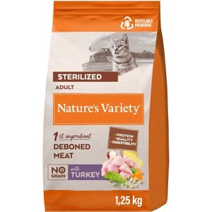 Natures Variety NG Adult Sterilized Cat Food Turkey 1.25kg Natures Variety NG Adult Sterilized Cat Food Turkey 1.25kg