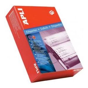 APLI Printer Labels 88.9 x 36 mm 500 Sheets White - Printer Labels APLI Printer Labels 88.9 x 36 mm 500 Sheets White - Printer Labels