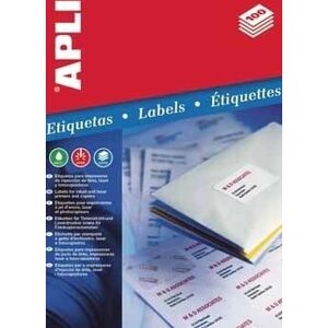 Apli Model 581280 Self Adhesive Labels - White, 105x148mm, 100 Sheets Apli Model 581280 Self Adhesive Labels - White, 105x148mm, 100 Sheets
