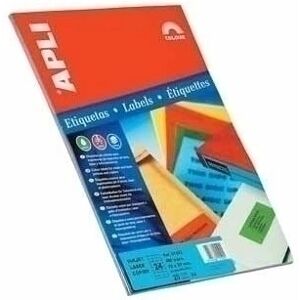APLI Blue Self-adhesive Labels - 105x37mm - Pack of 320 APLI Blue Self-adhesive Labels - 105x37mm - Pack of 320