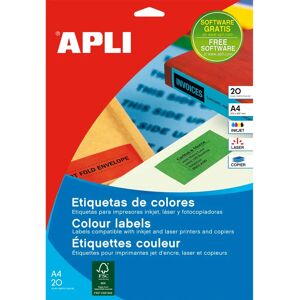 APLI Model 1601 Red Self-adhesive Labels - Labels APLI Model 1601 Red Self-adhesive Labels - Labels