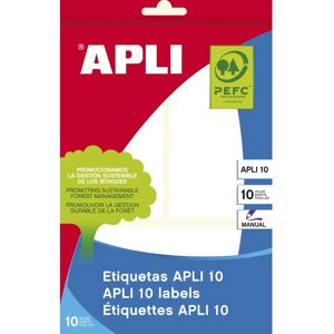 Etikety Obdélníkové Bílé APLI Model 01660 - Štítek Etikety Obdélníkové Bílé APLI Model 01660 - Štítek