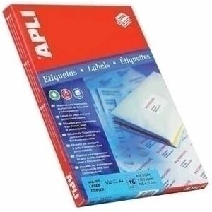 APLI Labels 64x33.9mm Self-Adhesive White - Labels APLI Labels 64x33.9mm Self-Adhesive White - Labels