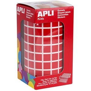 Autocollants carrés autoadhésifs APLI - Ø11Mm - Rouge - Type de produit Autocollants carrés autoadhésifs APLI - Ø11Mm - Rouge - Type de produit