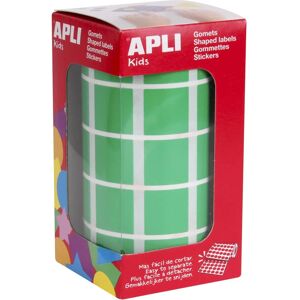 Apli Gomet Carré Vert 20mm - Type de Produit - Publicité Apli Gomet Carré Vert 20mm - Type de Produit - Publicité